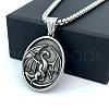 Nordic Viking Retro Stainless Steel Dragon Pendant Necklaces for Men AS6339-2
