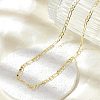 Brass Figaro Chain Necklaces NJEW-A042-13G-1