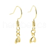 Rack Plating Brass Earring Hooks KK-F839-025A-G-1