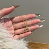 Rainbow 925 Sterling Silver Micro Pave Cubic Zirconia Pendant Necklaces for Women NJEW-F338-06G-4