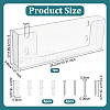 Acrylic Wall Mounted Display Stands ODIS-WH0043-95-2