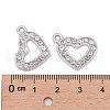 Valentine Day Ideas Alloy Rhinestone Pendants X-RSB210-2-3
