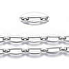 Tarnish Resistant 304 Stainless Steel Link Chains CHS-T003-18P-NF-4