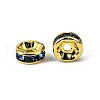 Brass Rhinestone Spacer Beads RB-A014-Z6mm-04G-3