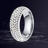 201 Stainless Steel Finger Rings for Women WGAEC69-06-1