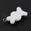 Opaque Resin Pendants RESI-D064-02P-04-4