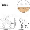 Unicraftale 304 Stainless Steel Puppy Charms STAS-UN0003-82-4