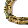 Natural Verdite Stone Beads Strands G-L624-G08-12x5mm-4