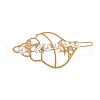 Shell Shape Alloy Hair Bobby Pins PW-WG3EFAC-03-1
