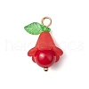 Natural Mashan Jade & Natural White Jade & Natural Quartz Pendants PALLOY-JF03404-01-2