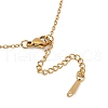 12 Constellation Stainless Steel Tarot Card Engraved Pendant Cable Chain Necklaces PW-WG94DCE-11-4