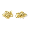 Brass Micro Pave Cubic Zirconia Charms KK-E068-VB284-3