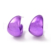 Arch Acrylic Stud Earrings EJEW-P251-30-2