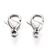 304 Stainless Steel Lobster Claw Clasps STAS-T065-9mm-34P-1