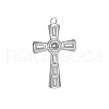 304 Stainless Steel Pendant Cabochon Settings PW-WG2249E-01-1