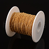 Ion Plating(IP) 304 Stainless Steel Curb Chains Twisted Chains CHS-L014-14G-2