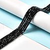 Natural Black Spinel Beads Strands G-D467-A04-01-4