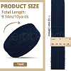 BENECREAT 10 Yards Polyester Braided Ribbon OCOR-BC0007-63A-2