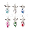 ABS Plastic Imitation Pearl Pendants PALLOY-JF03659-03-1