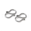 304 Stainless Steel S-Hook Clasps STAS-Z124-04A-P-2