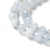 Natural Aquamarine Beads Strands G-E411-19E-4mm-01-3