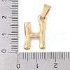 304 Stainless Steel Pendants STAS-F235-01G-H-3