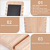 Bamboo Wood Jewelry Collection Necklace Display Stand ODIS-WH0005-06A-4