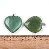 Natural Green Aventurine Pendants G-S364-006B-3