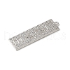 Brass Micro Pave Cubic Zirconia Pendants KK-P290-54P-2