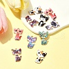 10Pcs Alloy Enamel Pendants ENAM-FS0001-82-8