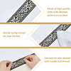Polyester Jacquard Flower Ribbon OCOR-WH0082-266-5