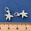 Brass Micro Pave Cubic Zirconia Pendants KK-K300-11S-4