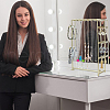 Iron Jewelry Display Stands ODIS-WH0086-148-6
