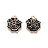 Halloween Theme Alloy Enamel Pendants PALLOY-N176-35-RS-1