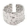 Non-Tarnish 304 Stainless Steel Open Cuff Rings RJEW-K245-87P-1