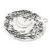 Tibetan Style Alloy Big Pendants TIBEP-F077-01D-2