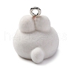 Flocky Animal Resin Pendants FIND-S001-06N-2