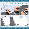 Iron Notebook 3-Ring Loose Leaf Book Binder Hinged Clamp FIND-WH20007-15B-P-6