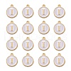 Golden Plated Alloy Charms X-ENAM-S118-01I-2
