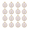 Golden Plated Alloy Charms X-ENAM-S118-01I-2