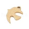 304 Stainless Steel Pendants STAS-I325-125G-2