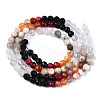Natural Mixed Gemstone Beads Strands G-D080-A01-01-22-2