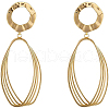 BENECREAT Brass Stud Earring Findings KK-BC0002-24-4
