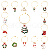 SUNNYCLUE 30Pcs 15 Style Alloy Enamel Pendants PALLOY-SC0003-94-1