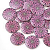 Printed Wooden Pendants WOOD-S045-034B-1