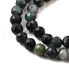 Natural Blue Tourmaline Beads Strands G-G259-D10-4mm-4
