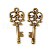 Retro Style Antique Bronze Plated Key Pendants X-MLF11137Y-NF-1