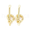 Alloy Knot Connector Charms PALLOY-F315-02G-1