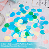 Olycraft 600Pcs 5 Colors Iridescent PVC Paillette/Sequins Pendants KY-OC0001-33B-4