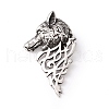 Tibetan Style 304 Stainless Steel Pendants STAS-P305-42AS-1